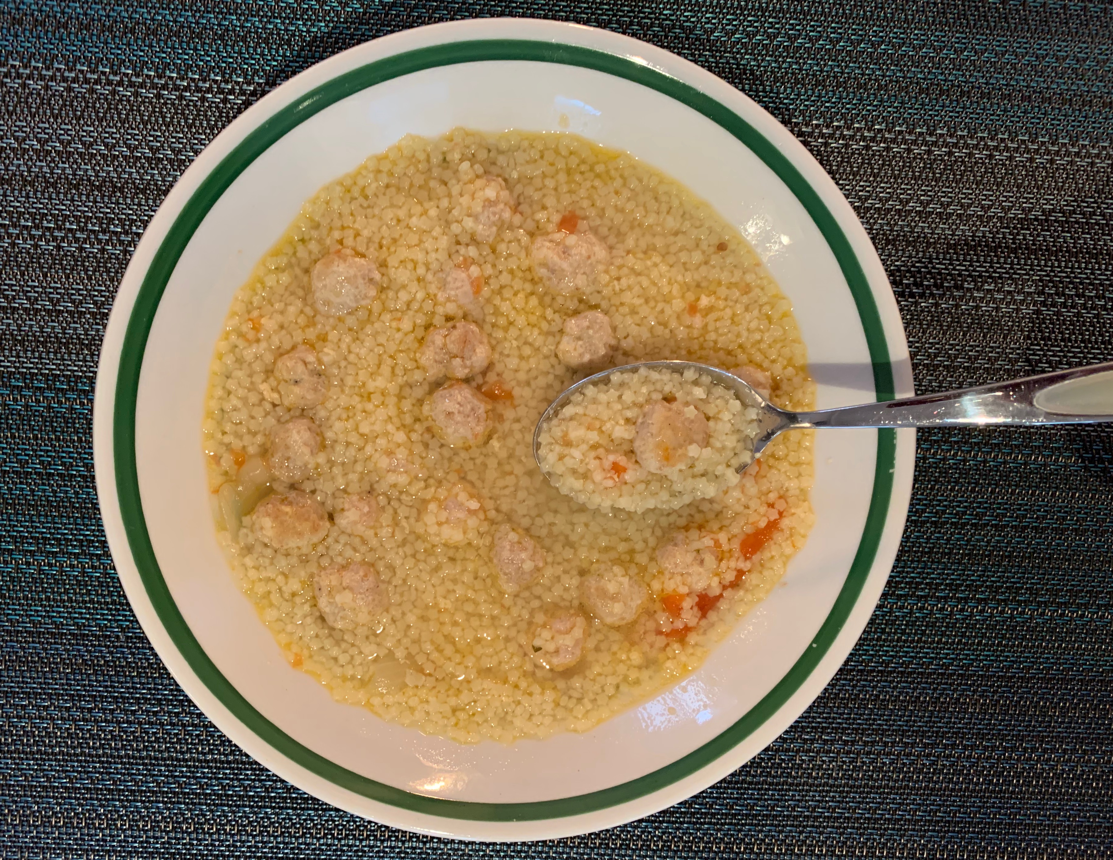 Chicken Soup with chicken meatballs/ Polpettine in Brodo di Pollo