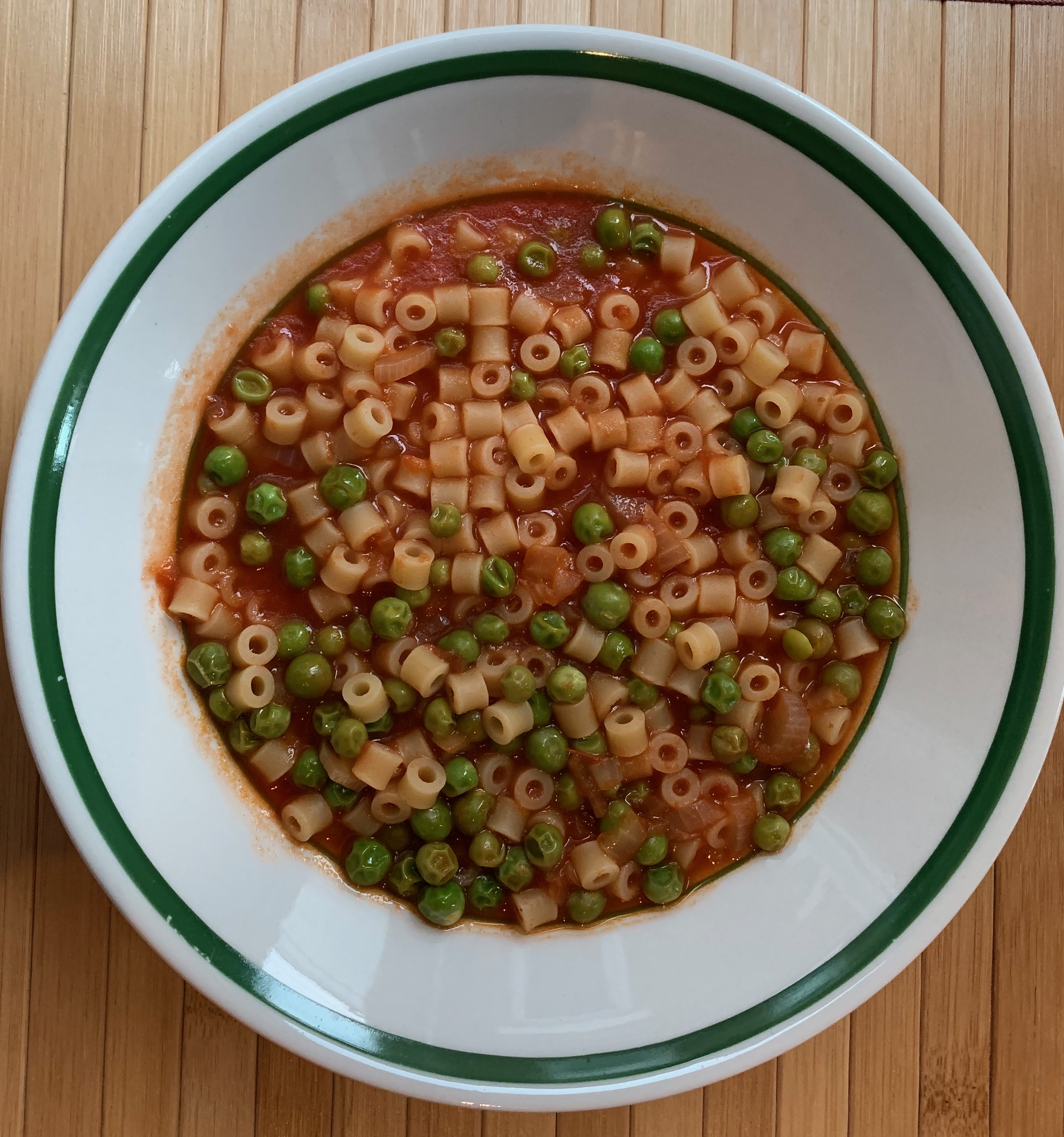 Pasta e piselli (Pasta and Peas)